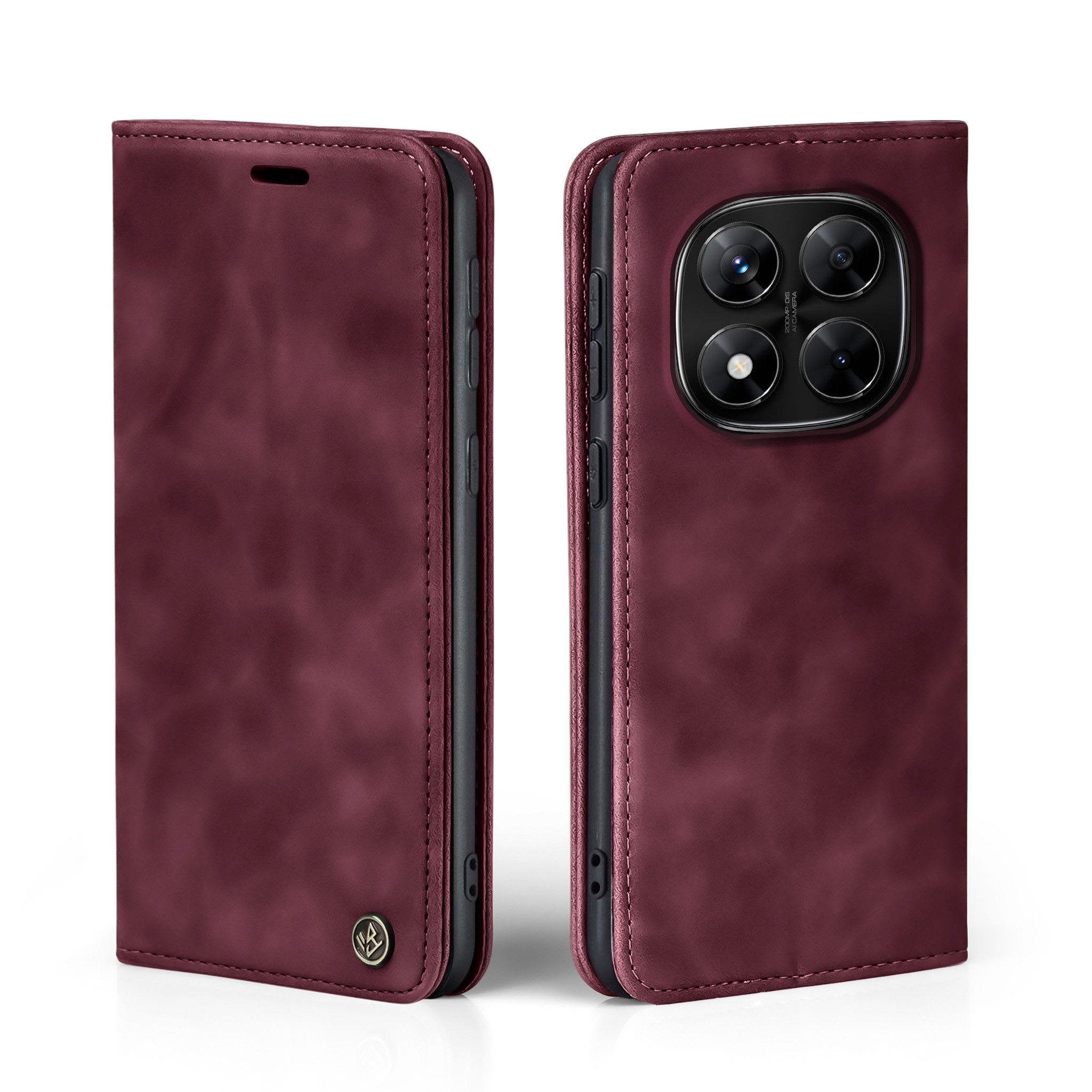 Tec-Expert Handyhülle Tasche Hülle für Xiaomi Redmi Note 14 Pro 6.67 Zoll, 6.67, Cover Klapphülle Case mit Kartenfach Fliphülle aufstellbar