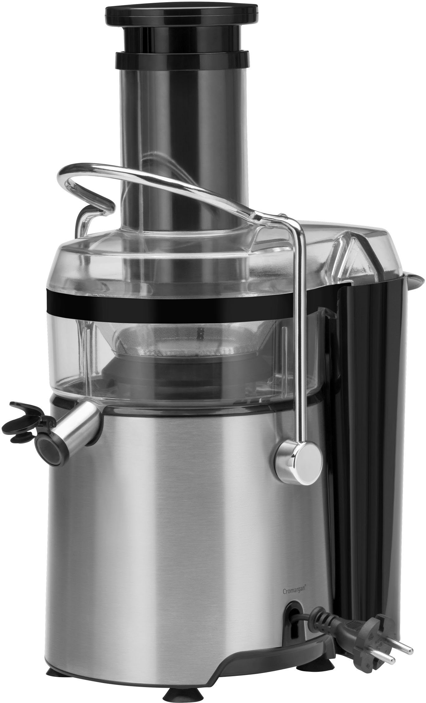 WMF Entsafter Kult X, elektrische Obst Gemüse Saftpresse aus Edelstahl, 500W, 500 W, Slow Juicer für große Fruchtstücke, 2 Geschwindigkeitsstufen