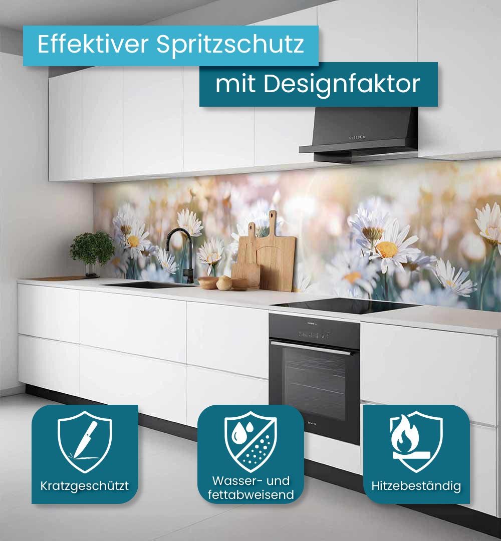MyMaxxi Küchenrückwand Küchenrückwand selbstklebend Blumen Margeriten Sprit günstig online kaufen
