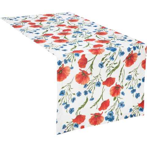 REDBEST Tischdecke Tischläufer (1-tlg), Baumwolle Blumen