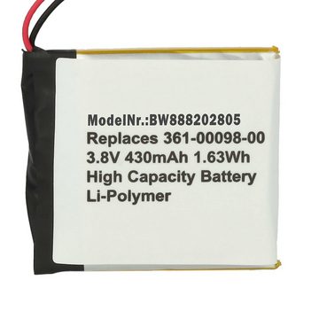 vhbw Ersatz für Garmin 361-00098-00 für Akku Li-Polymer 430 mAh (3,8 V)