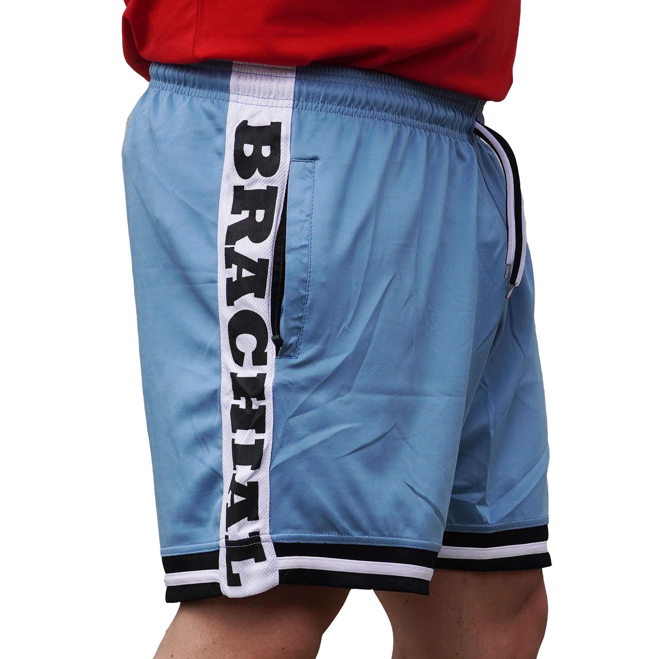 BRACHIAL THE LIFESTYLE COMPANY Trainingsshorts Brachial Short "Colors" adriablau/weiß