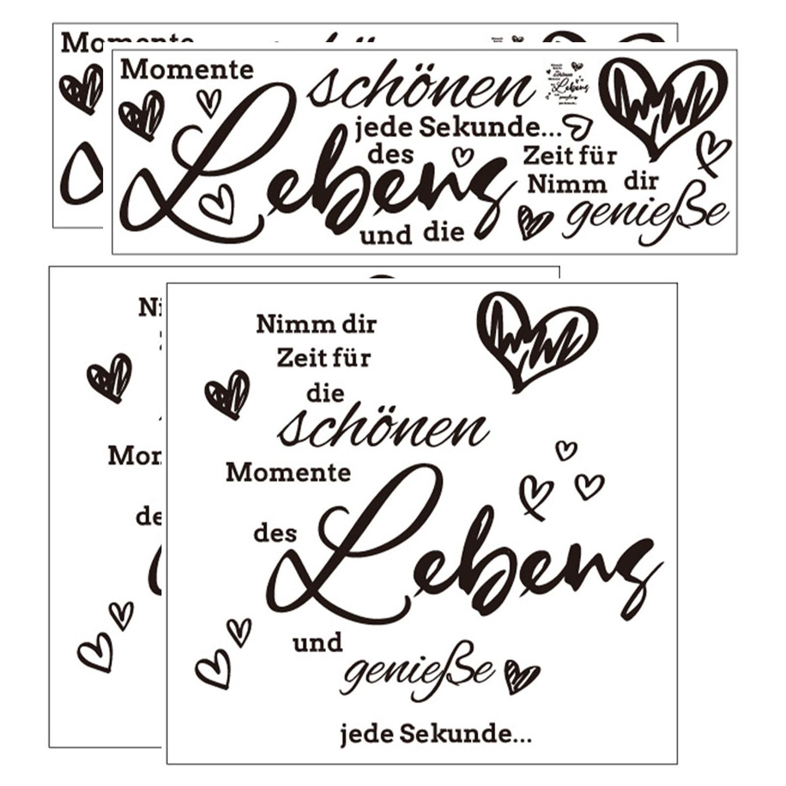 BlingBin Wandtattoo Wohnzimmer Wandaufkleber Schlafzimmer Wandsticker günstig online kaufen
