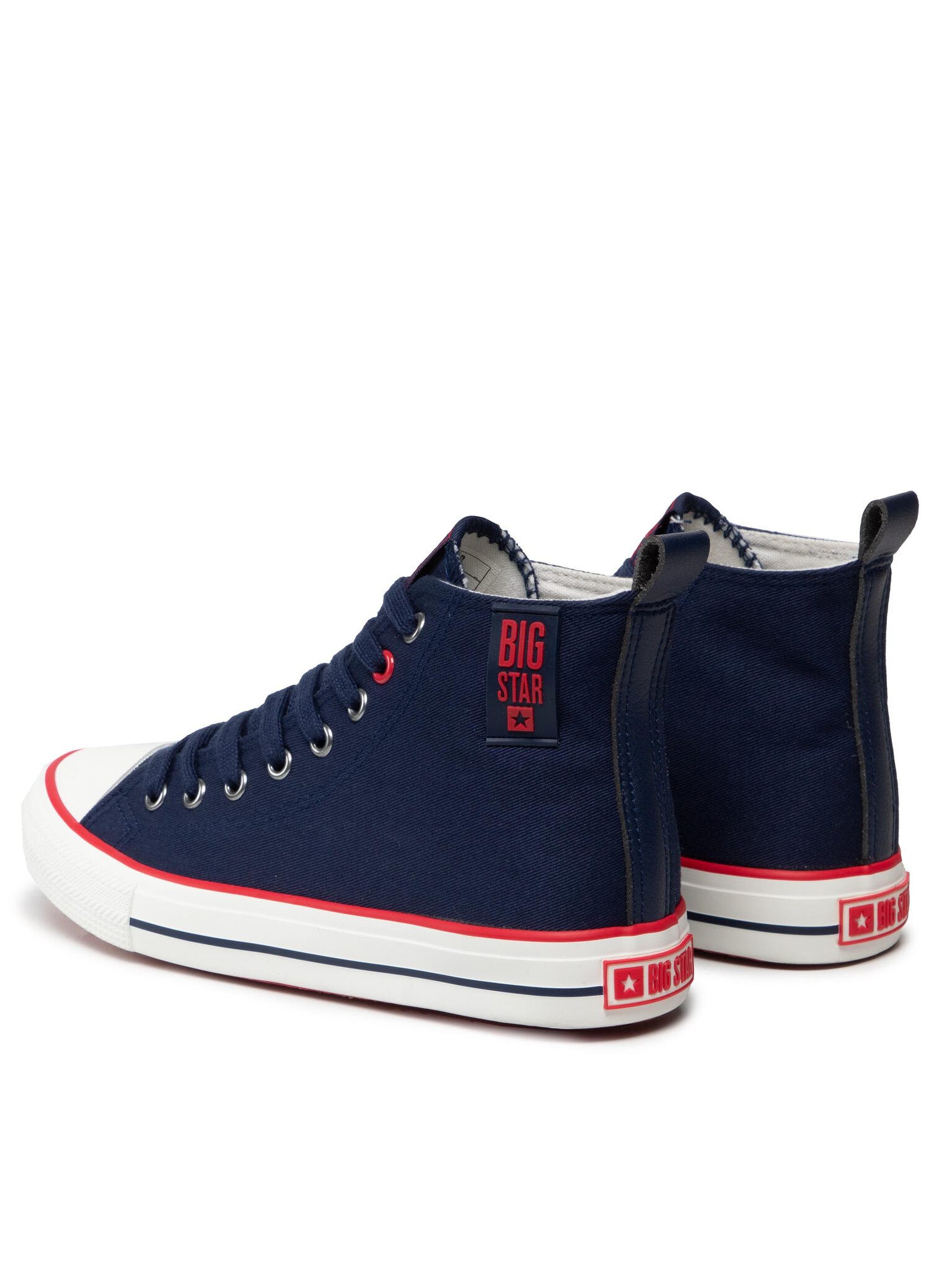 BIG STAR Sneakers aus Stoff JJ274125 Navy/Red Sneaker