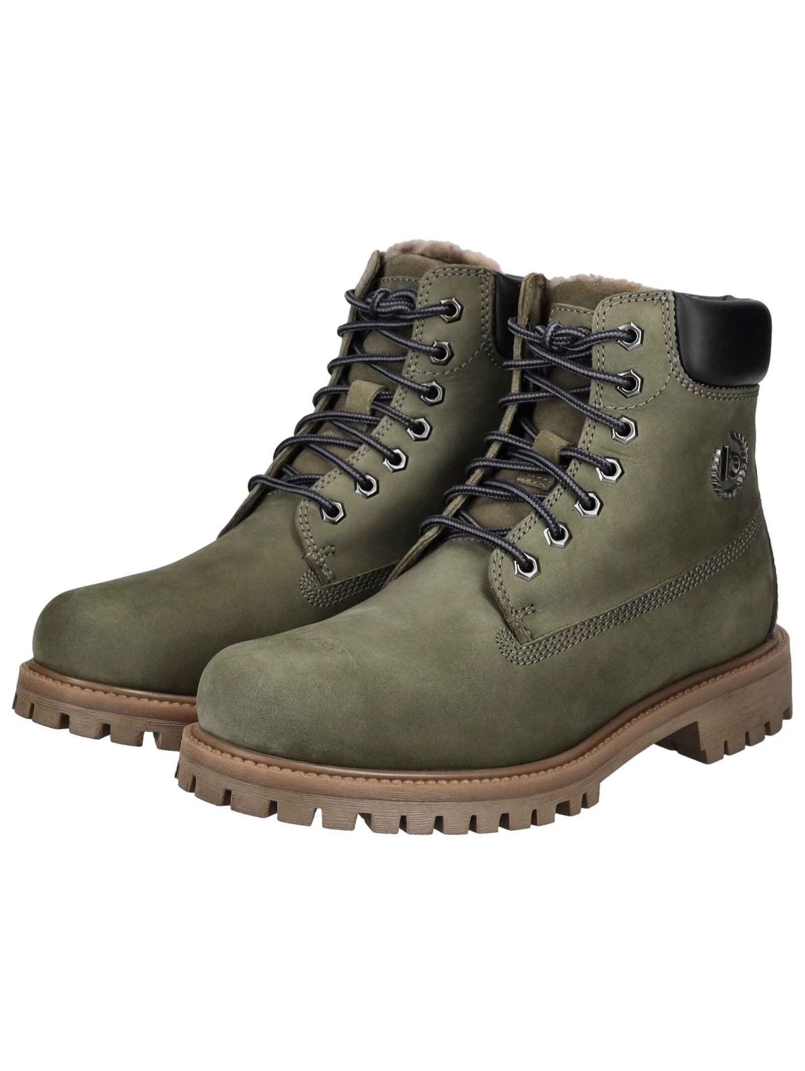 bugatti bugatti Stiefelette Leder Schnürstiefelette