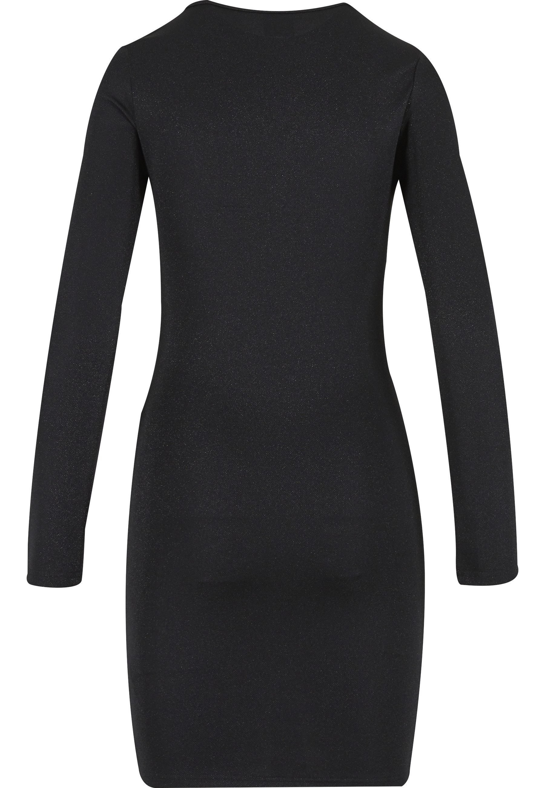 URBAN CLASSICS Shirtkleid Urban Classics Ladies Glitter Longsleeve Dress (1 günstig online kaufen