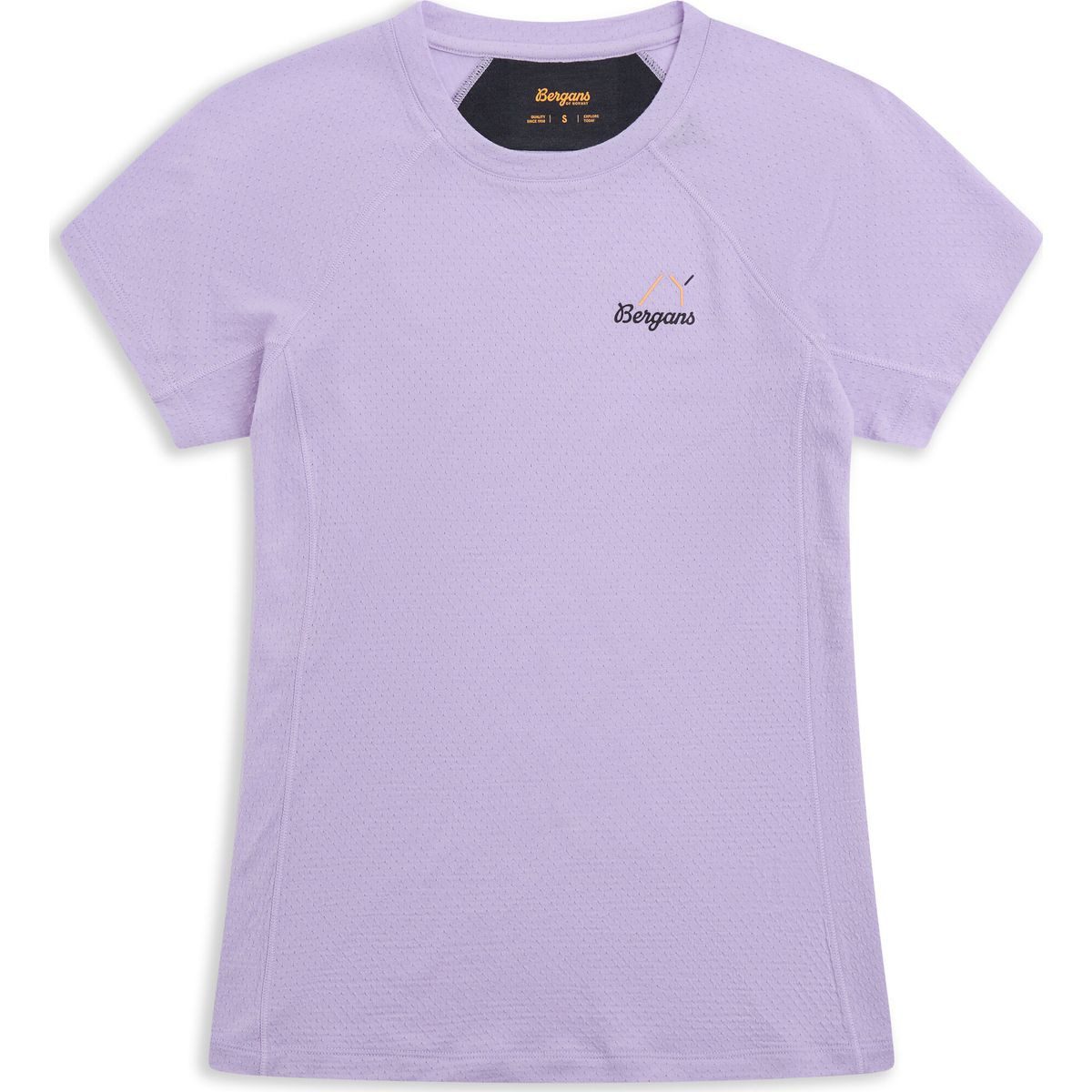 Bergans Kurzarmshirt Y Lightline Merino Tee Women Leichtes T-Shirt mit Merinowolle, ideal für intensive Aktivitäten