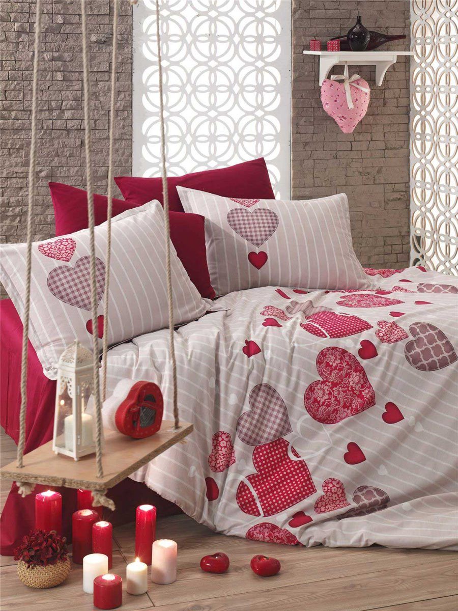 ROLFNERS Bettwäsche, Rot, 135x200cm, 155x220cm, 200x200cm, 200x220cm, 220x2 günstig online kaufen