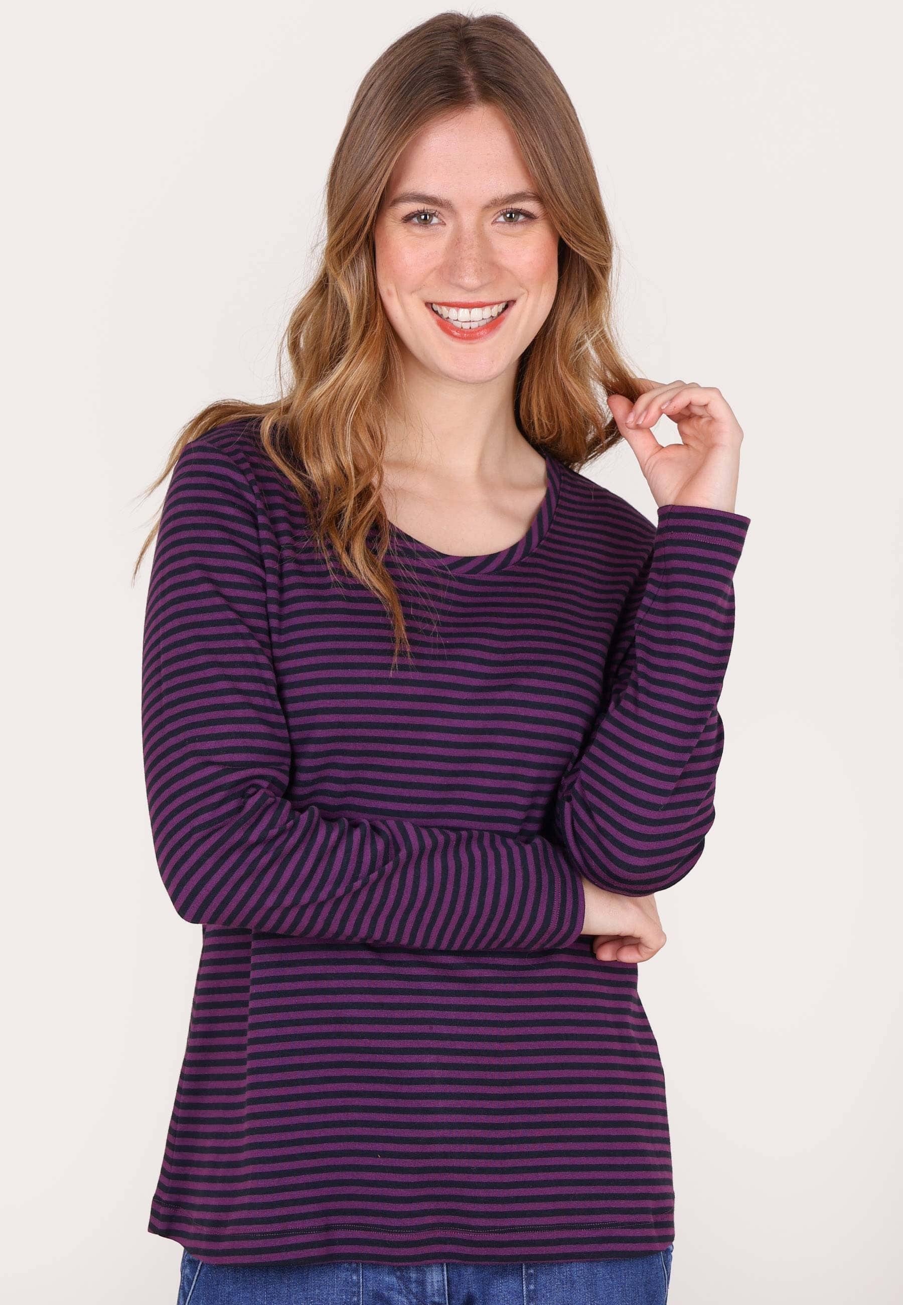 Deerberg Langarmshirt Adisella Stripes