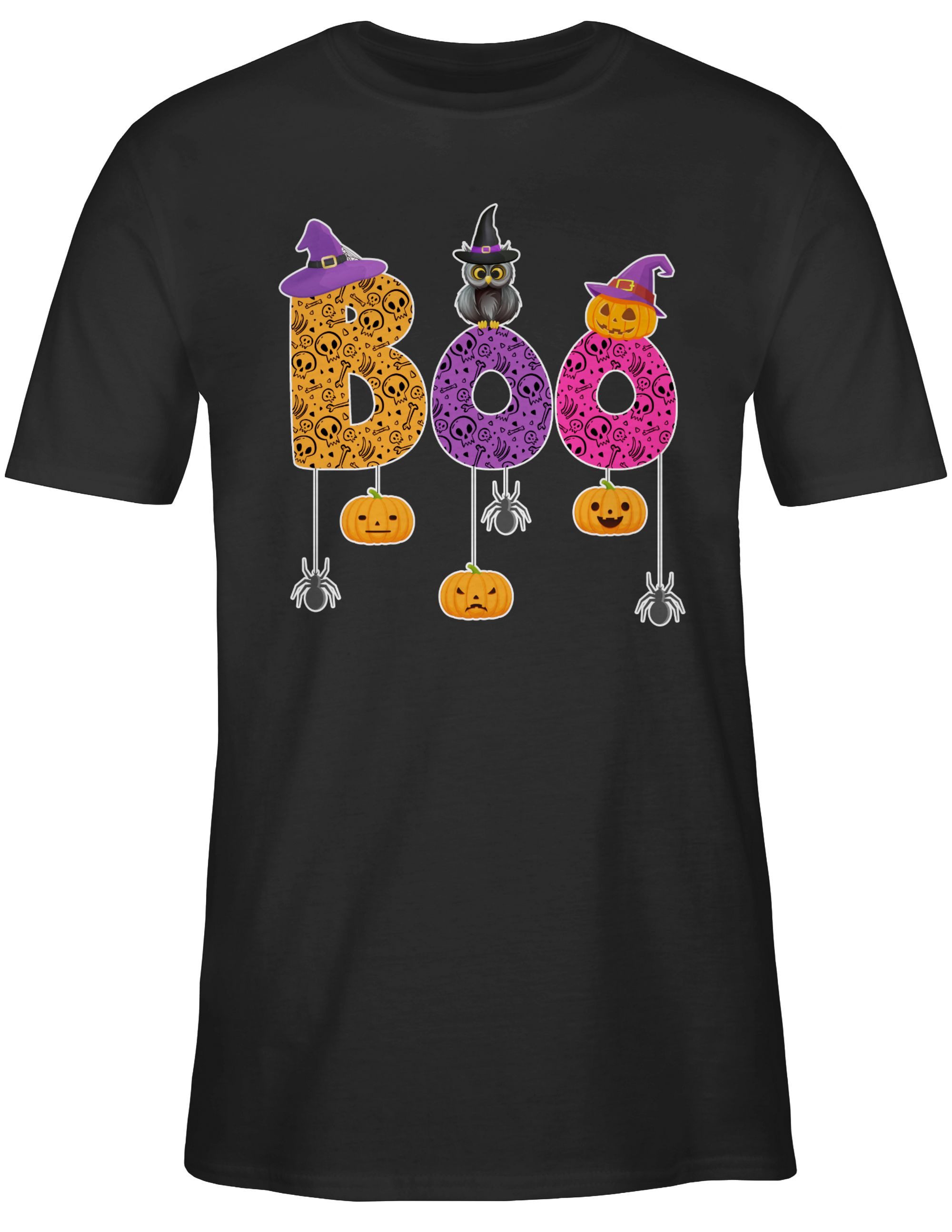 Shirtracer T-Shirt Boo Halloween I Spooky Halloween Halloween Kostüme Herren
