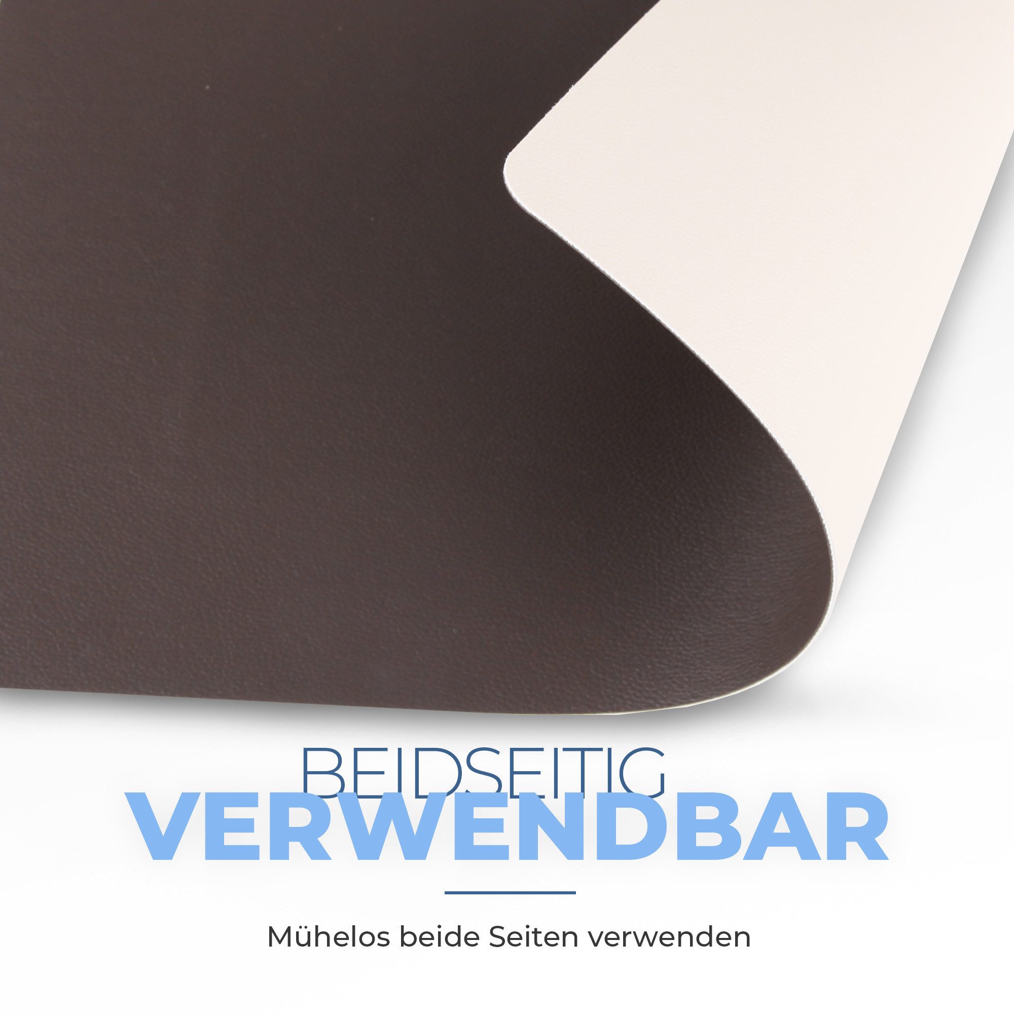 Bestlivings Platzset Kunstleder Uni/Struktur, (6-St), Tischset, abwischbare günstig online kaufen