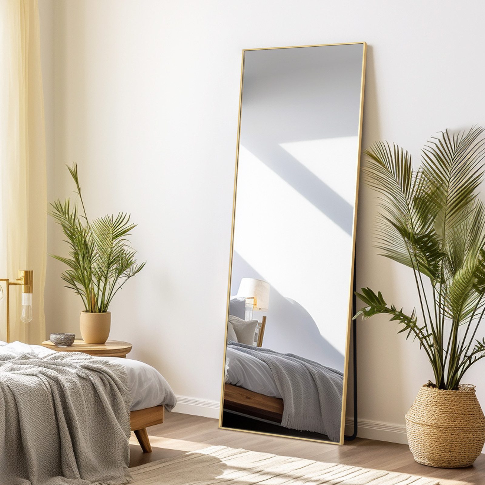 LUNAMIRROR Ganzkörperspiegel Stehspiegel Bodenspiegel mit hochauflösendem N günstig online kaufen