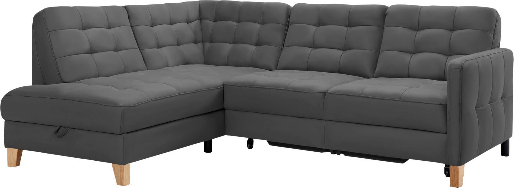 fashion in - Bezugsqualitäten Ecksofa sofa mit Bettkasten, exxpo Bettfunktion wahlweise Elio, und vielen