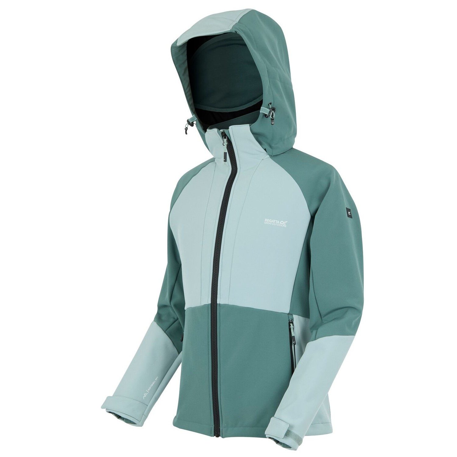 Regatta Softshelljacke Desoto mit Kapuze und Unterarmbelüftung günstig online kaufen