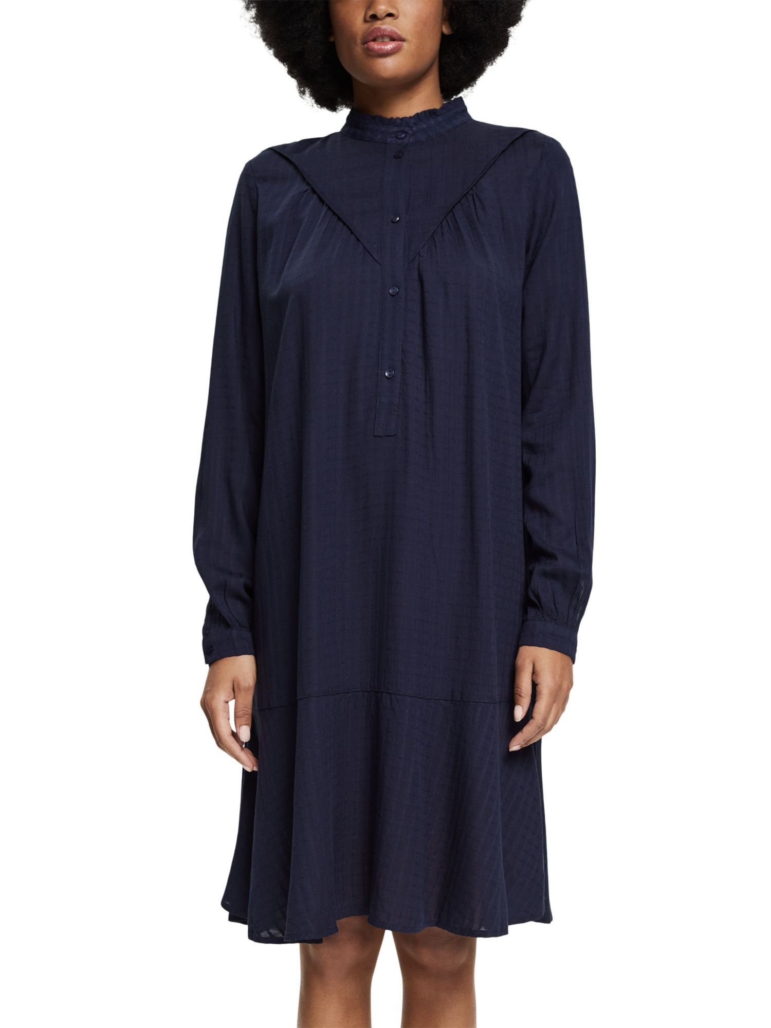 Damen Kleider Esprit Midikleid Kleid aus aus LENZING™ ECOVERO™