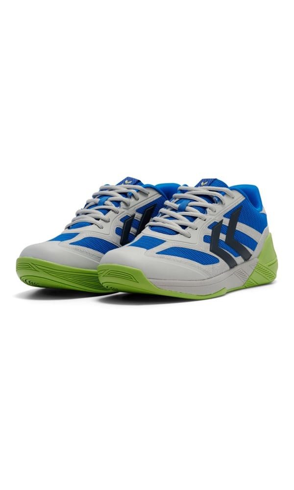hummel Hallen-Indoorschuhe Algiz V 2024 blau/grau Herren Badmintonschuh