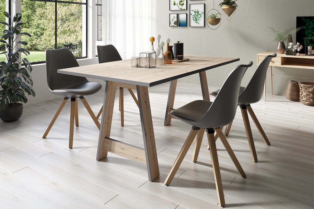 riess-ambiente Esstisch LOFT 160cm natur · eckiger Esszimmertisch mit Tisch günstig online kaufen