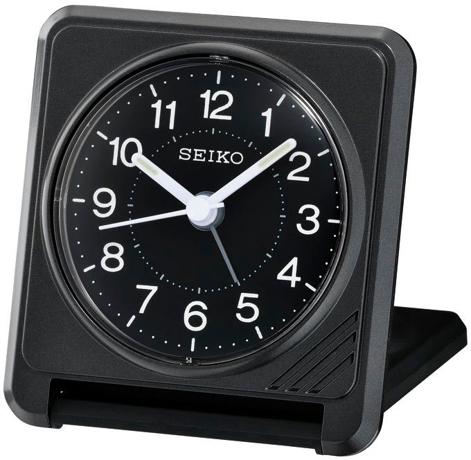 Seiko Reisewecker QHT015K Wecker, Piepalarm, inkl. Batterie