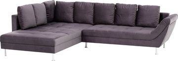 exxpo - sofa fashion Ecksofa Laconi, L-Form, In hochwertiger Verarbeitung, inklusive Rückenkissen