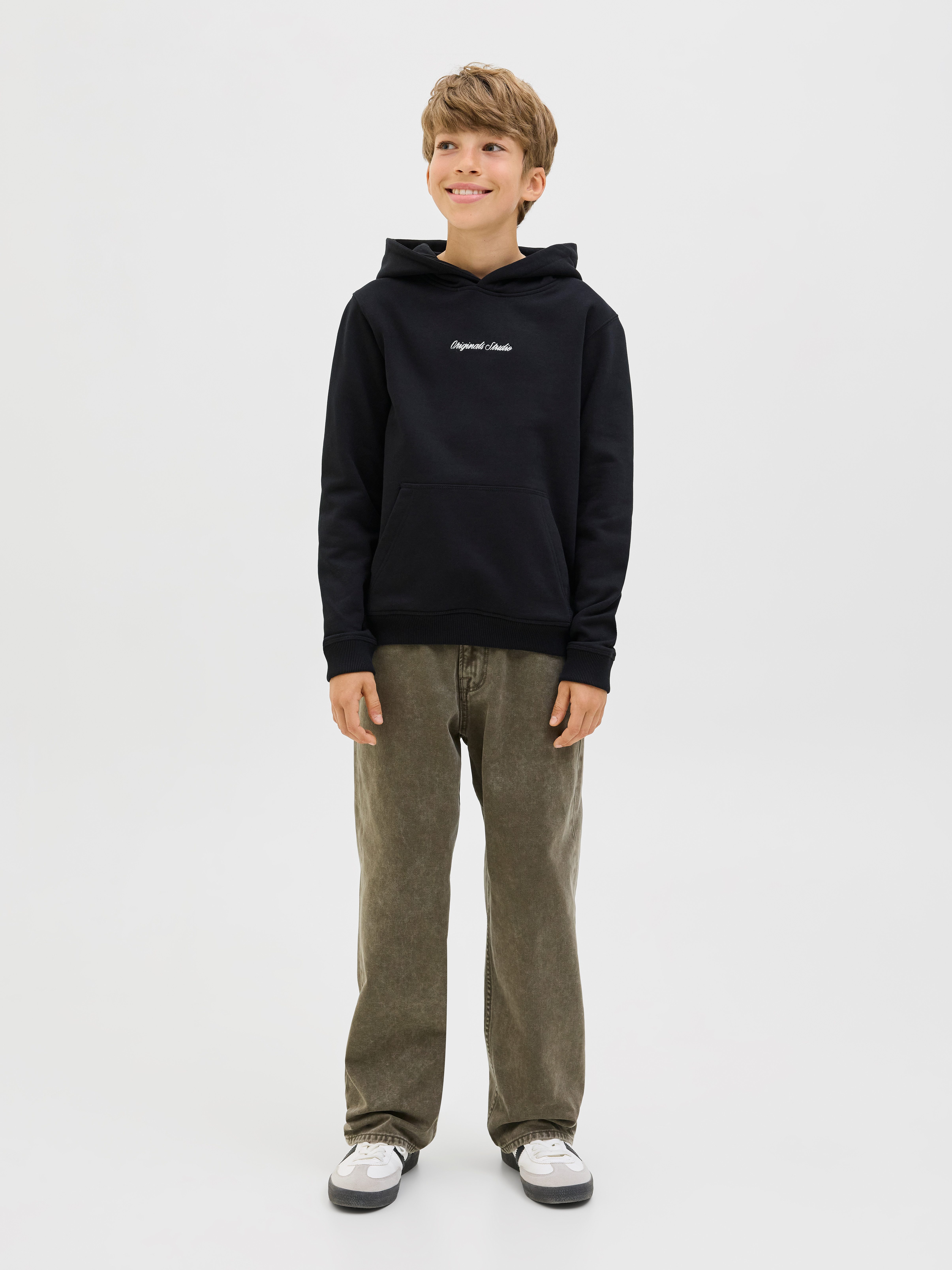 Jack & Jones Junior Kapuzensweatshirt JORNORREBRO EMB SWEAT HOOD NOOS JNR – Bild 4 von 5