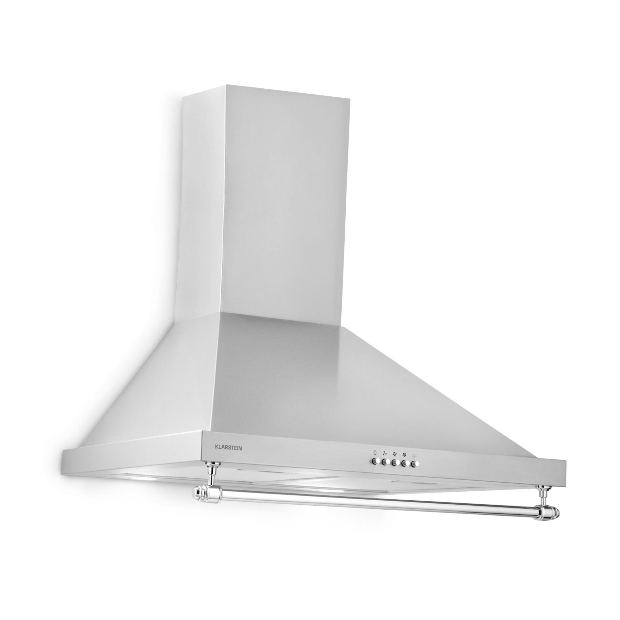 Klarstein Deckenhaube Montblanc 60 Montblanc 60, Dunstabzugshaube 610m³/h 165W 2x1,5W LED Reling