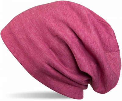 styleBREAKER Beanie (1-St) Unifarbene Beanie Mütze mit Fleece