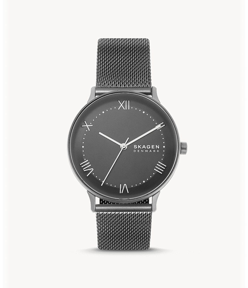 Skagen Quarzuhr, Skagen Herren-Nillson-Dreizeiger, 40 mm Gehäusegröße,  Edelstahluhr SKW6624