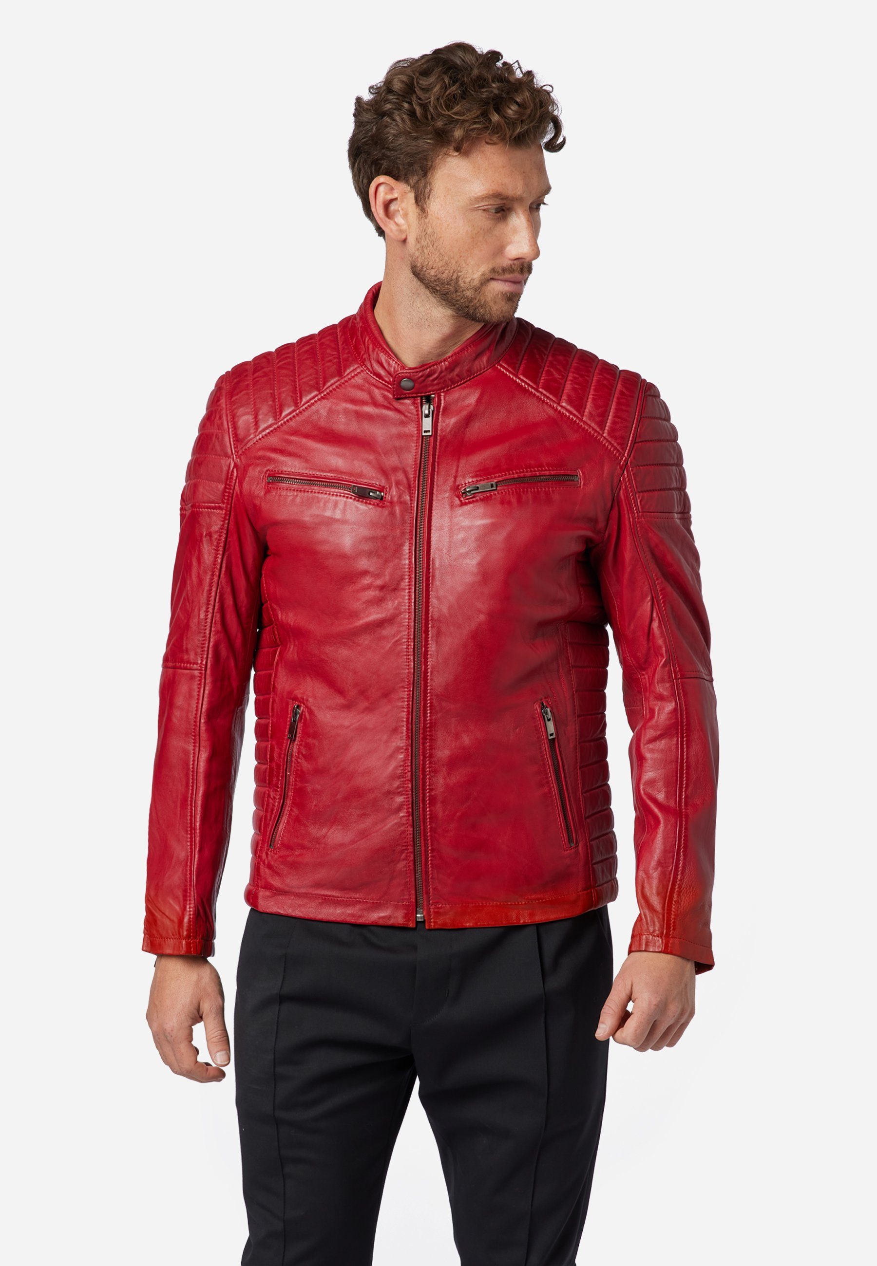 RICANO Lederjacke Cooper hochwertiges Lamm Leder günstig online kaufen