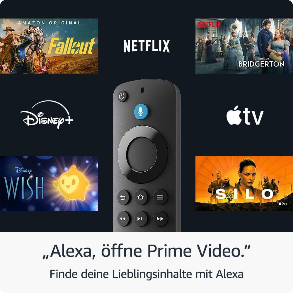 Amazon Streaming-Stick Amazon Fire TV Stick HD (Neueste Generation) Free- und Live-TV, Smart-Home-Steuerung, HD-Streaming