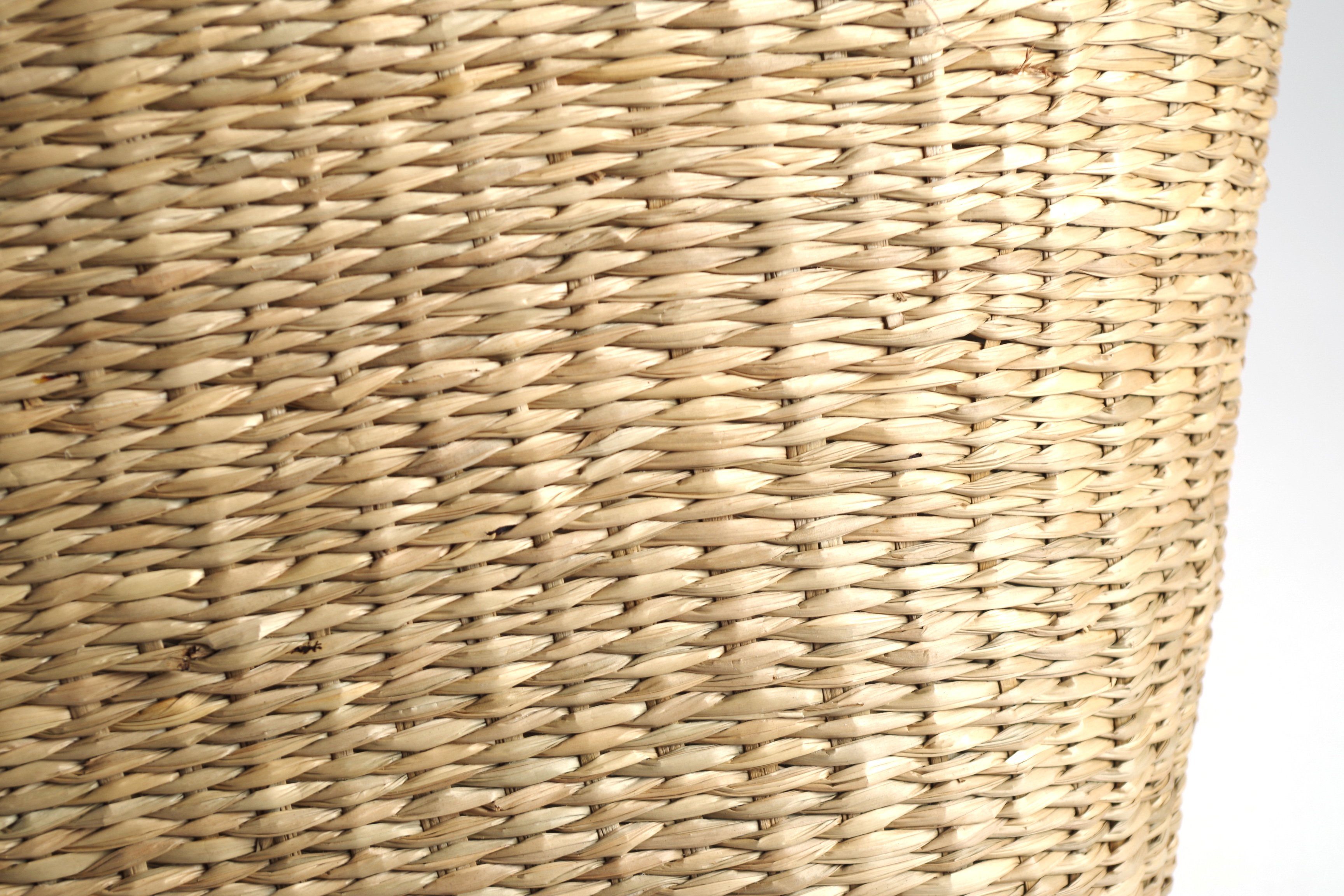 Kobolo Shopper Seegrastasche natur Ledergriffe – Bild 5 von 5
