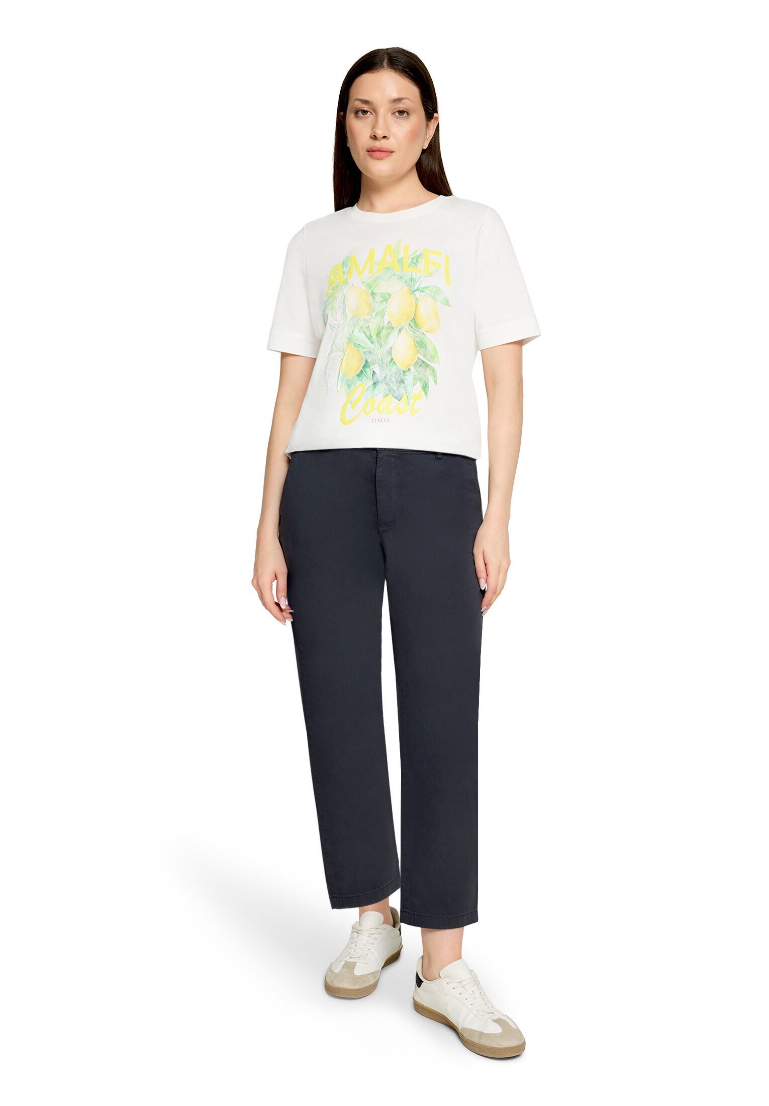 Cartoon Chinohose Damen mit Gummizug