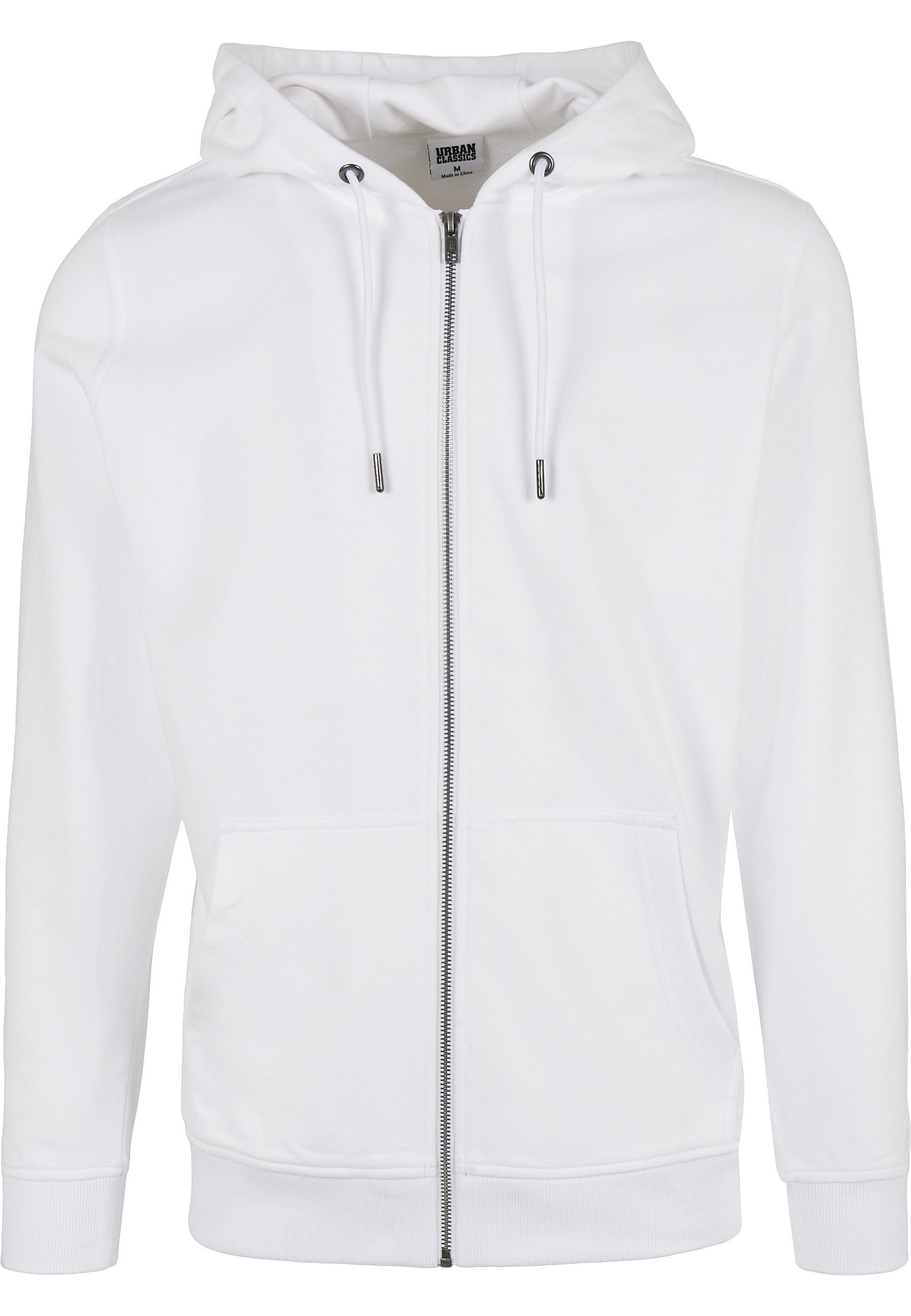 URBAN CLASSICS Kapuzenpullover Urban Classics Herren Basic Terry Zip Hoody (1-tlg)