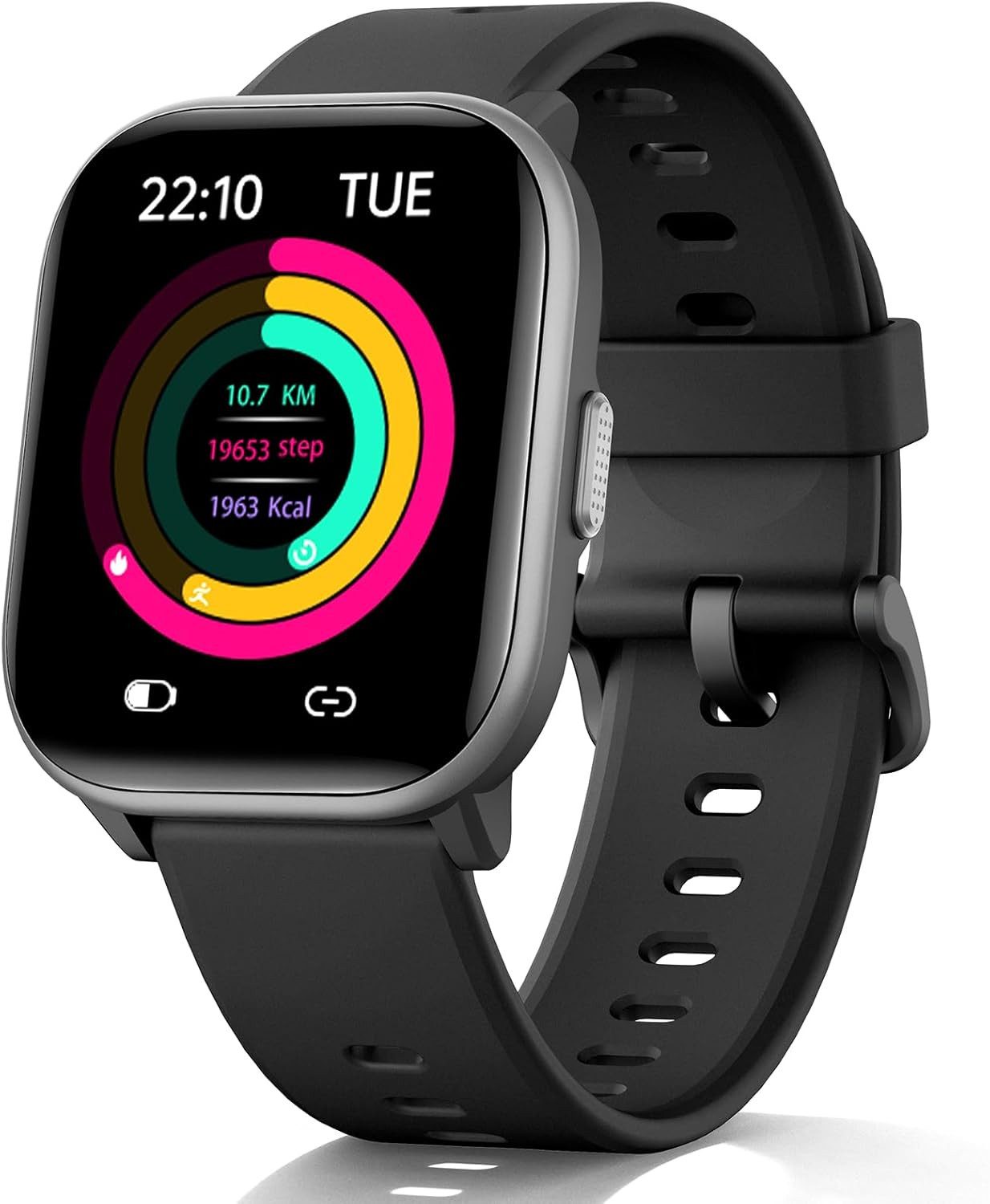 HENGTO W99 Smartwatch (3,8 cm, sim), Kinder Smartwatch wasserdicht Fitnessuhr mit 20 Sportmodi