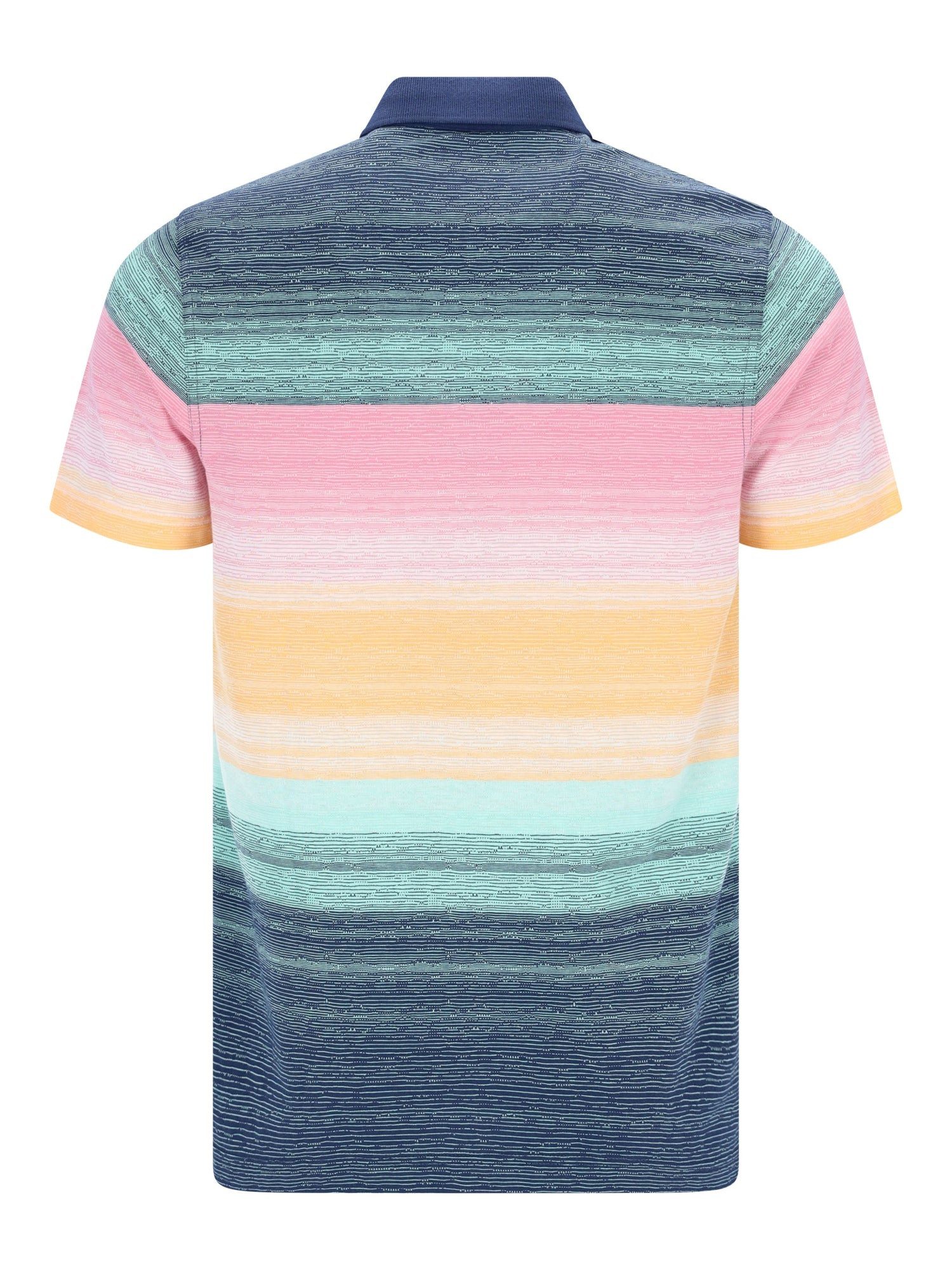 Hajo Poloshirt Poloshirt in multicolor Jacquardstreifen - stay fresh-Qualität
