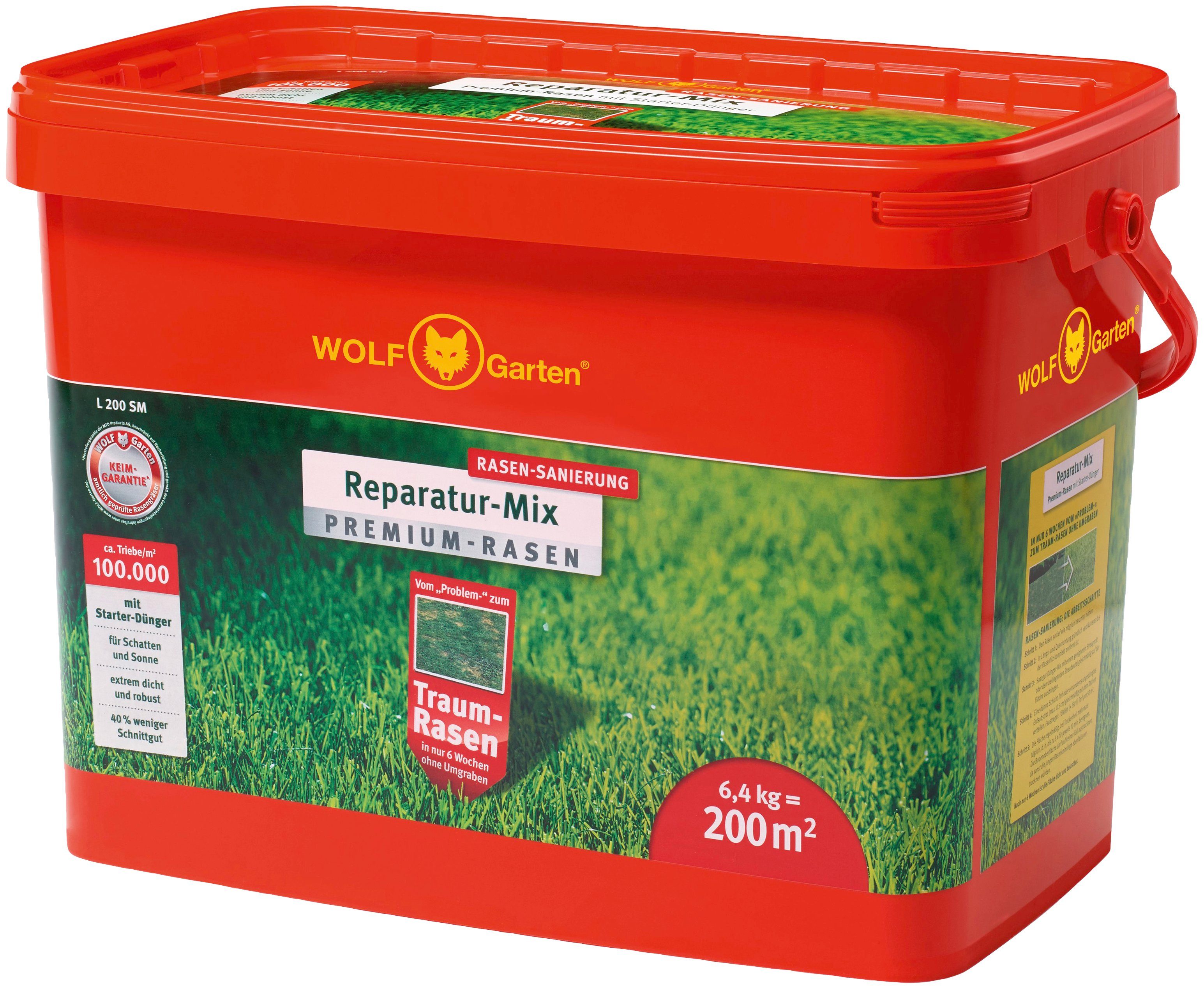 WOLF-Garten Rasensamen »L 200 SM Reparatur-Mix«, 6,4 kg