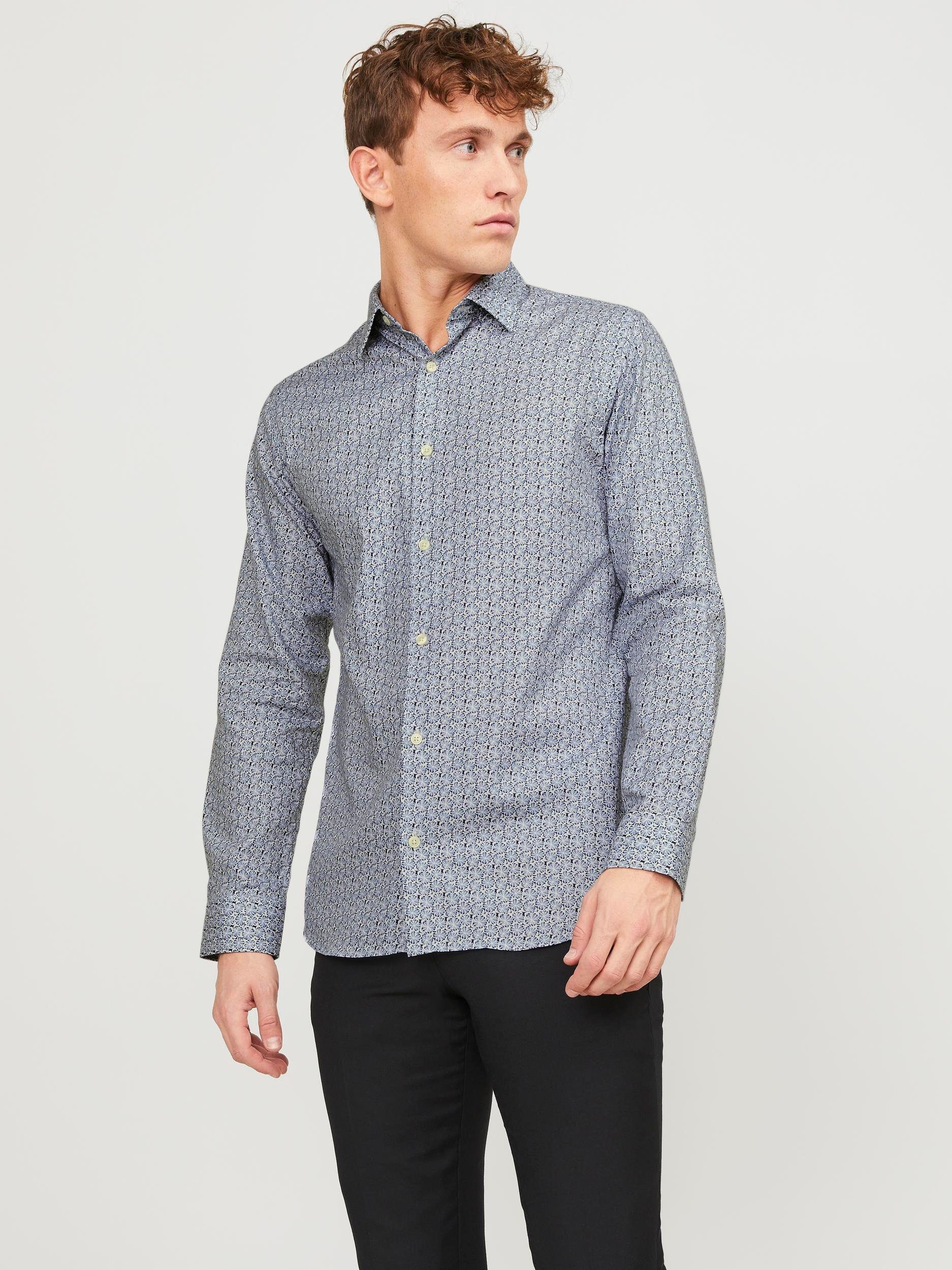 Jack & Jones Langarmhemd JPRBLANORDIC PRINT SHIRT L/S SN