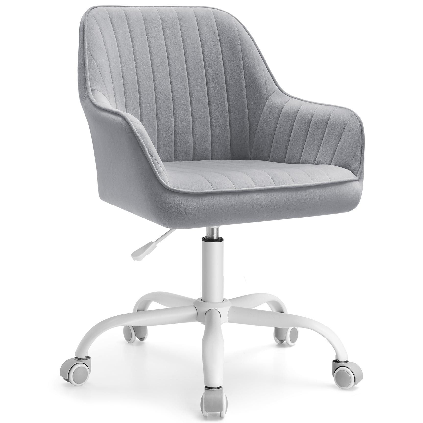 SONGMICS Bürostuhl, Schreibtischstuhl mit Samtbezug, höhenverstellbar, für günstig online kaufen