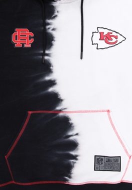 Recovered Kapuzenpullover Recovered - Hoodie NFL Kansas City Chiefs Ink Dye schwarz-weiß L