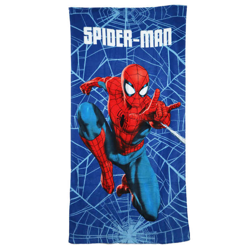 MARVEL Strandtuch Marvel Spiderman Badetuch XL 70x140 cm 100% Baumwolle