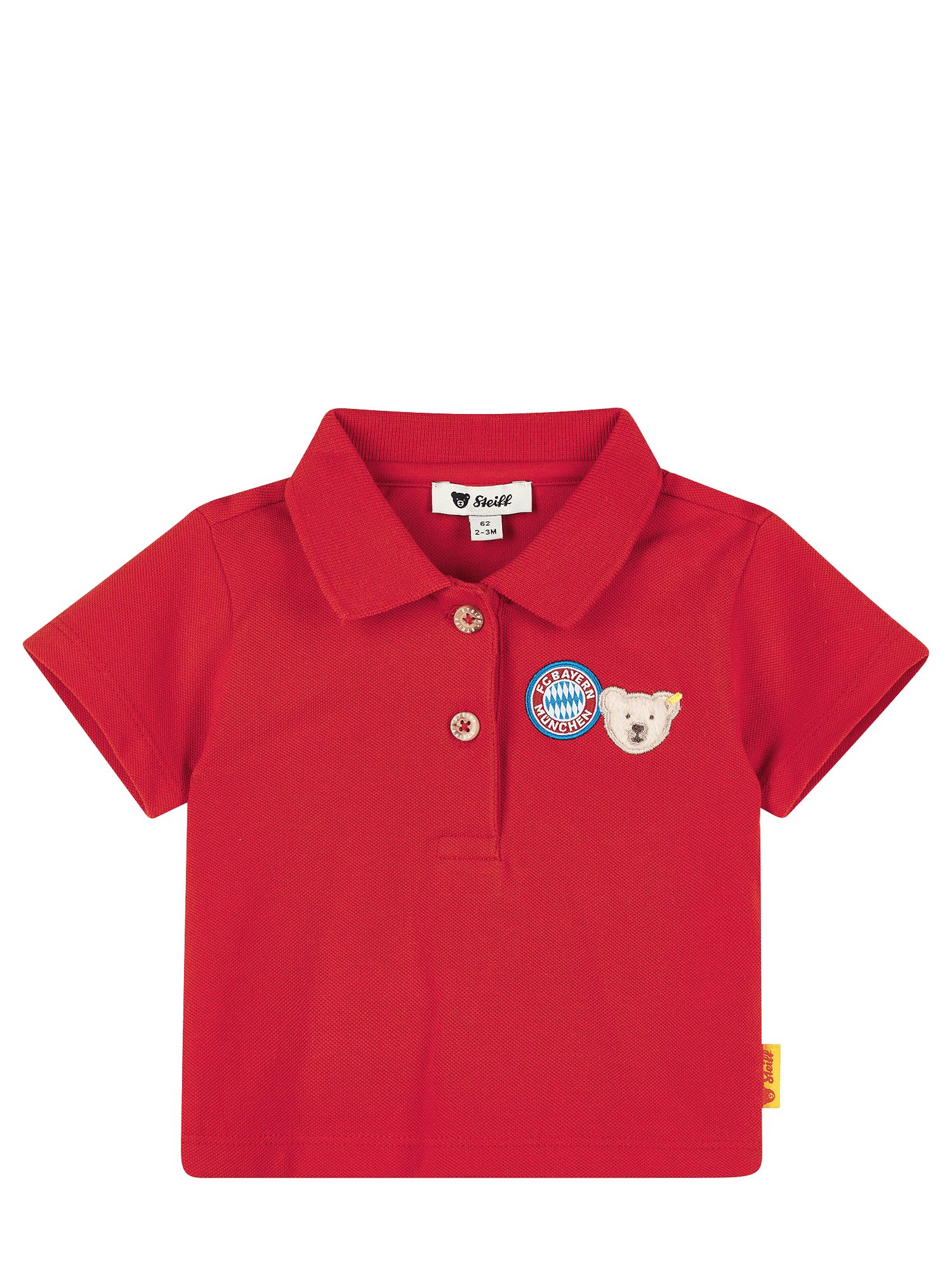 Steiff Poloshirt FC Bayern München, Poloshirt, Baby, Rot