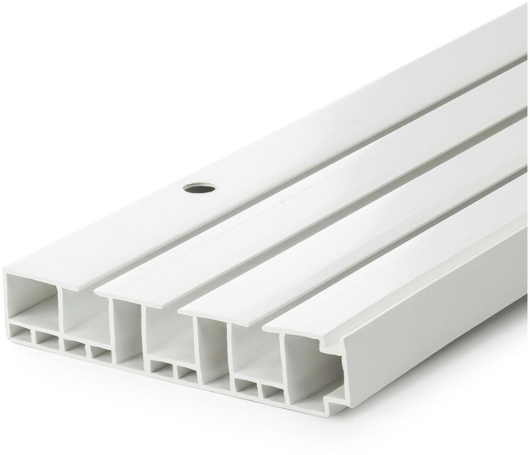 SN DECO GROUP Gardinenschiene Vorhangschiene SH (3), 3-läufig, Fixmaß, mit günstig online kaufen
