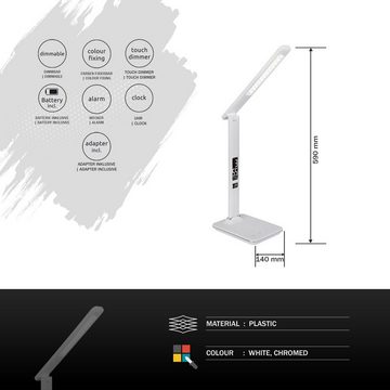 Globo Tischleuchte Tischleuchte dimmbar Touch Tischlampe Wohnzimmer Schlafzimmer LED