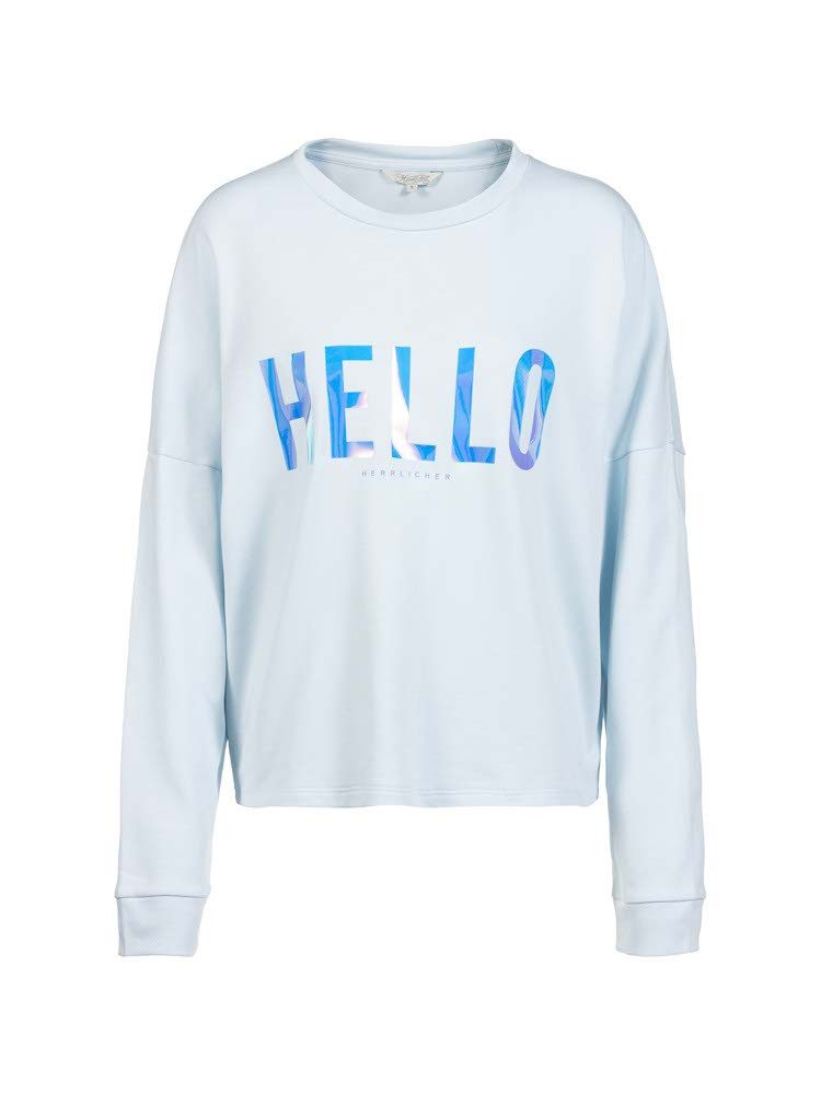 Herrlicher Rundhalspullover Smila Jersey Velour aus günstig online kaufen