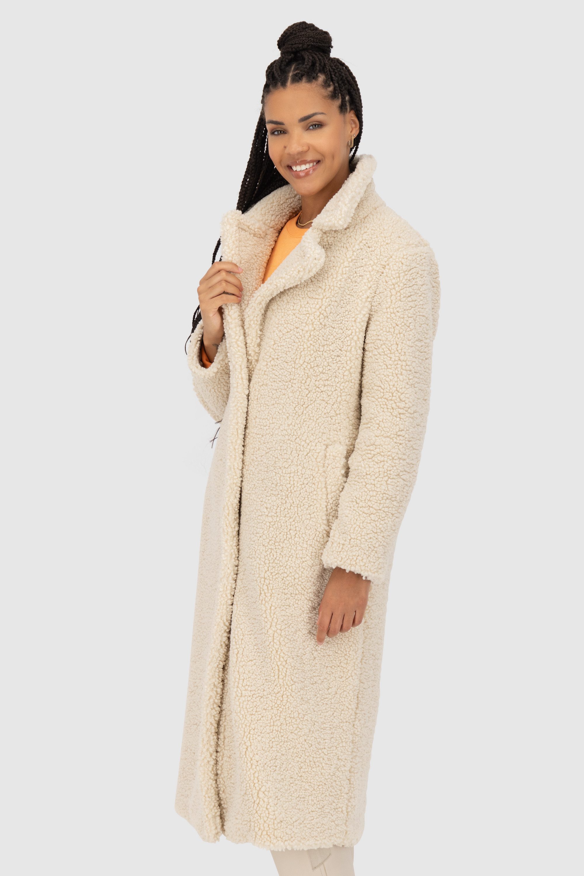 Alife & Kickin Wintermantel HariAK A Teddy Coat CS Flauschmantel, Longjacket aus kuschelweichem Teddyfell