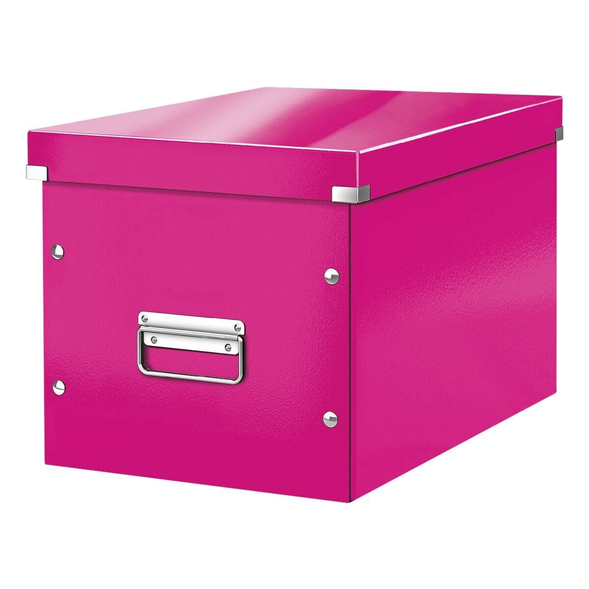 LEITZ Aufbewahrungsbox Click & Store Cube, passend für Standardmöbel mit kubischen Fächern