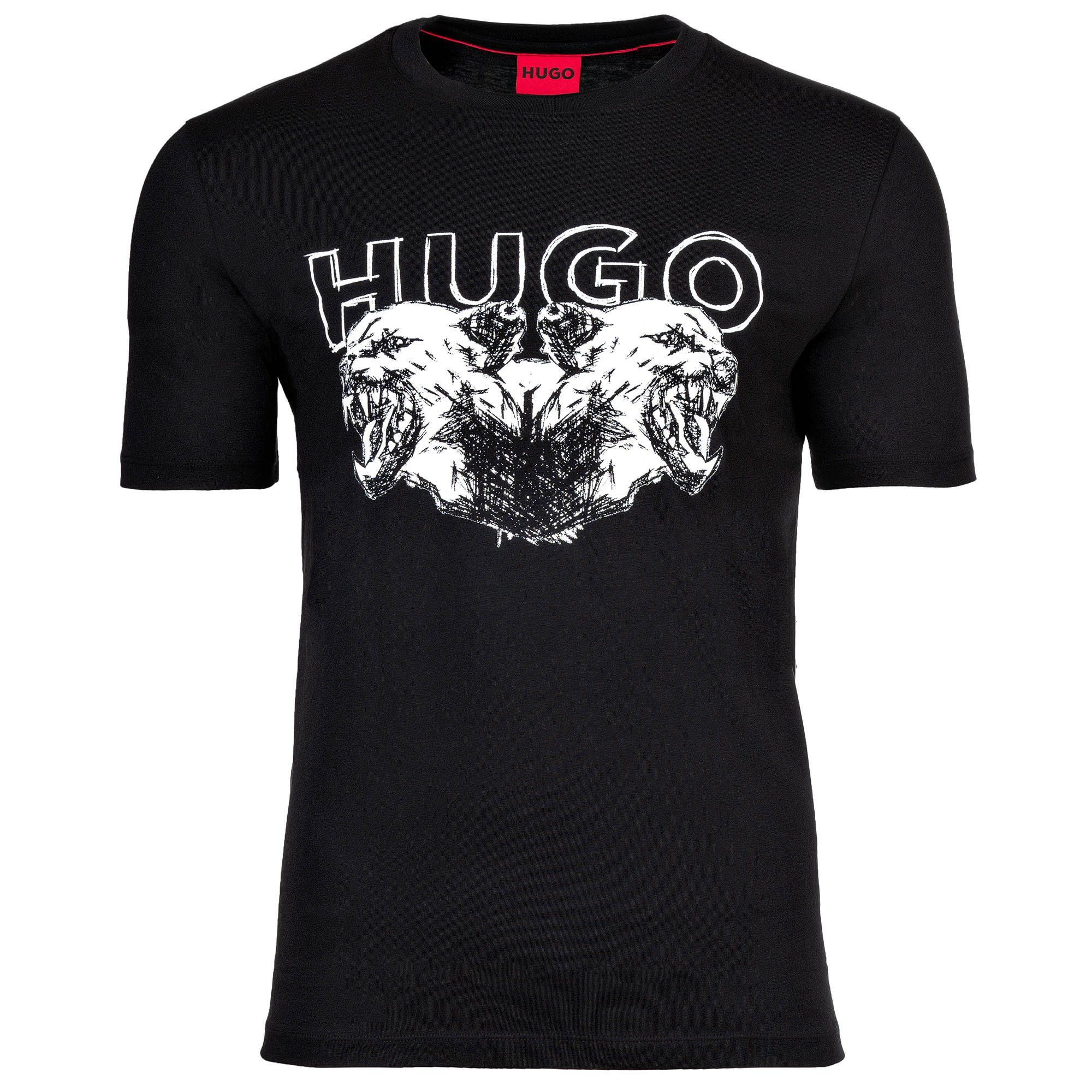 HUGO T-Shirt Herren T-Shirt 1er Pack Baumwolle Durro (Packung, 1er Pack) günstig online kaufen
