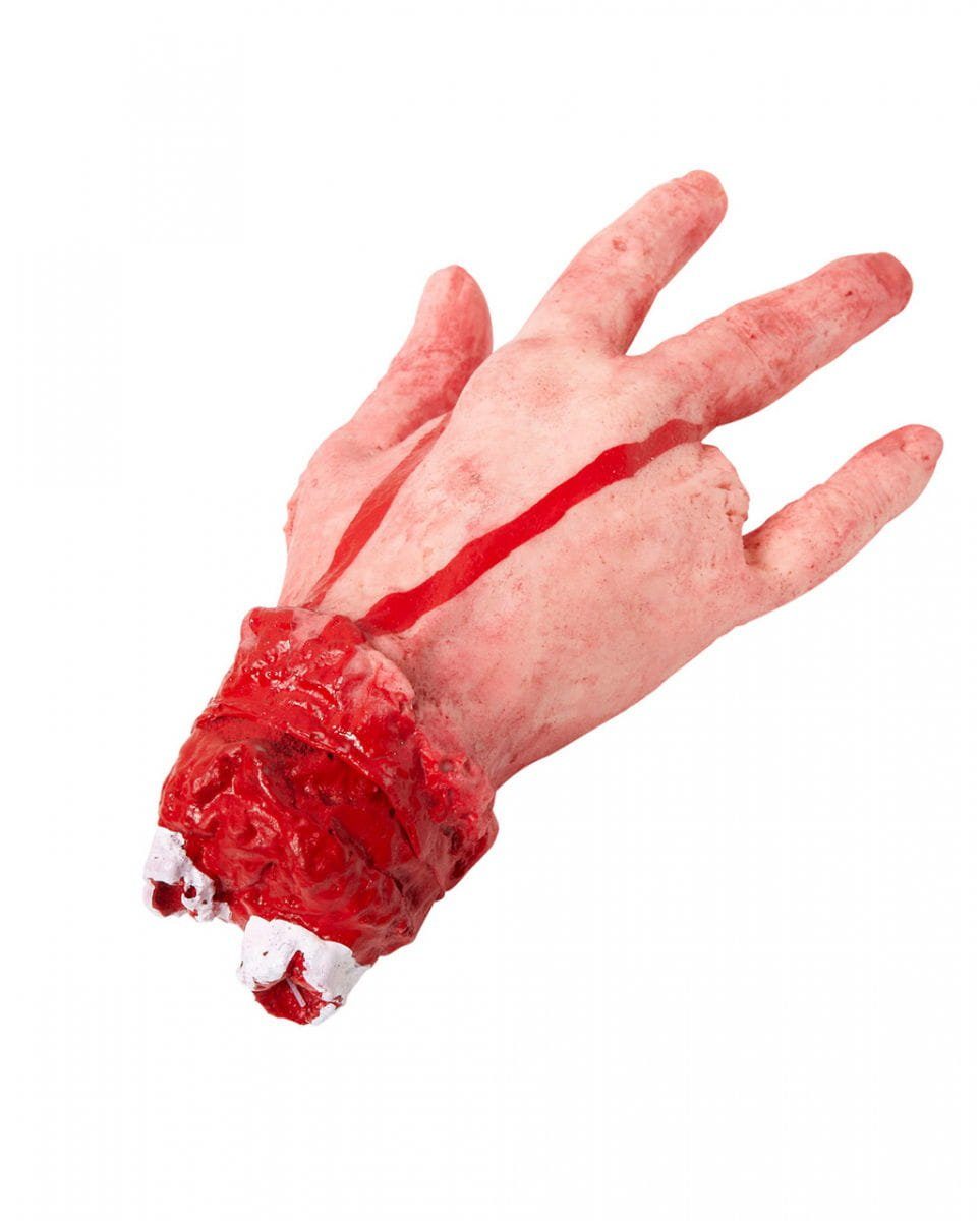 Horror-Shop Dekofigur Blutige rechte Hand