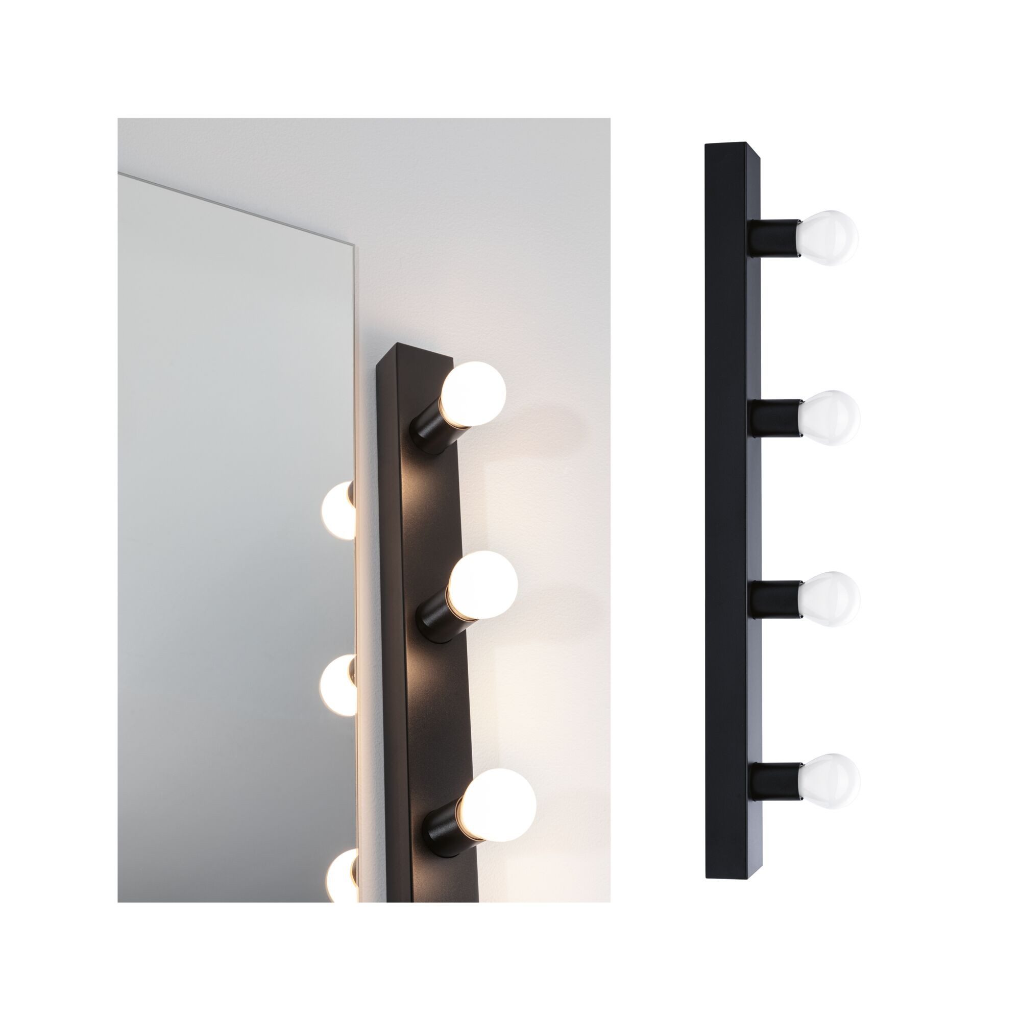 Paulmann LED Spiegelleuchte Set Spiegelleuchte Regula II inkl. Leuchtmittel 4-flammig IP44 E14 270