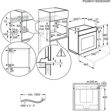 AEG Induktions Herd-Set EEB331010M, mit Backauszug, Hob²Hood - Funktion