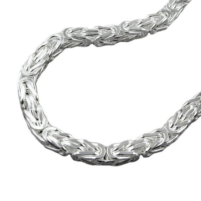 Erario D'Or Silberkette Herren Königskette 80 cm glänzend Silber 925
